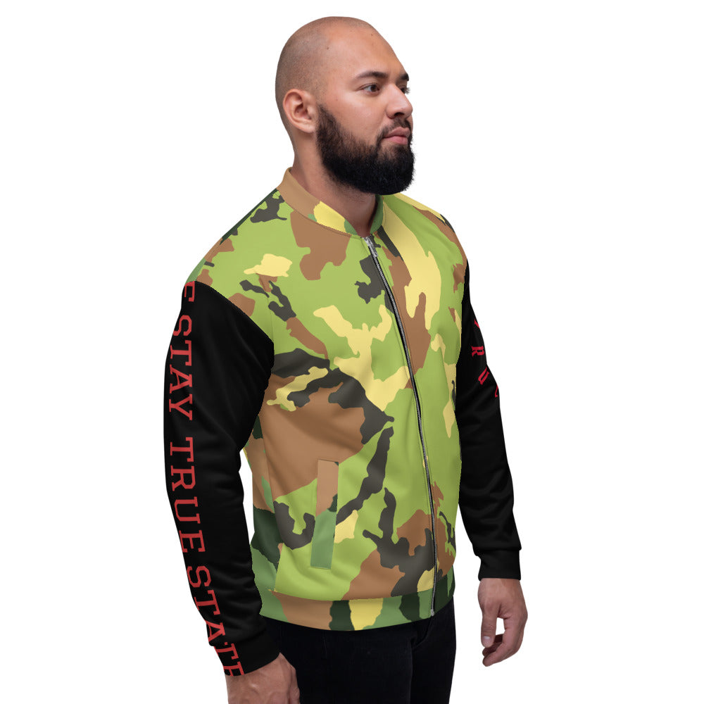 Camo Cray Bomber Jacket